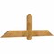 Ekena Millwork Eugene Rough Sawn Timber Gable Bracket, Western Red Cedar, 72"W x 21"H x 2"D x 6"F, 7/12 Pitch GBW072X21X0206EUG00RWR - alternate 4